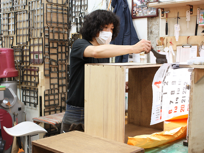 清水製作中